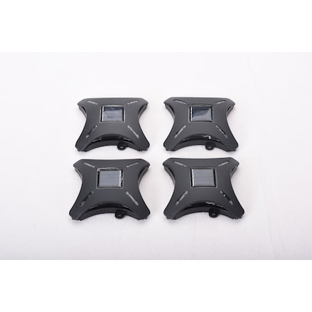 Maxsa Innovations Ninja Star Solar Deck Light, PK 4 47335